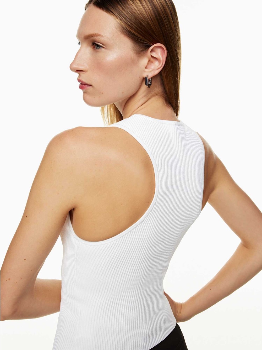Babaton Sculpt Knit Racer Tank Size XS